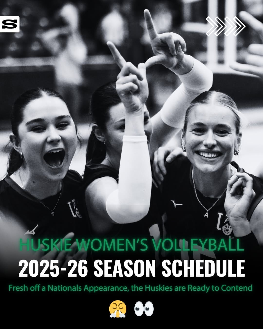 Post 10 by UofS Women's Volleyball on Instagram (carousel)