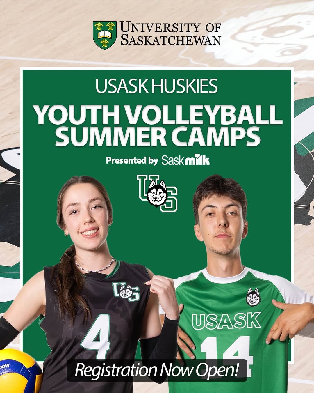 Post 4 by UofS Women's Volleyball on Instagram (image)