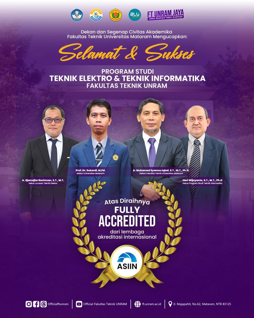 Post 2 by Fakultas Teknik UNRAM on Instagram (image)