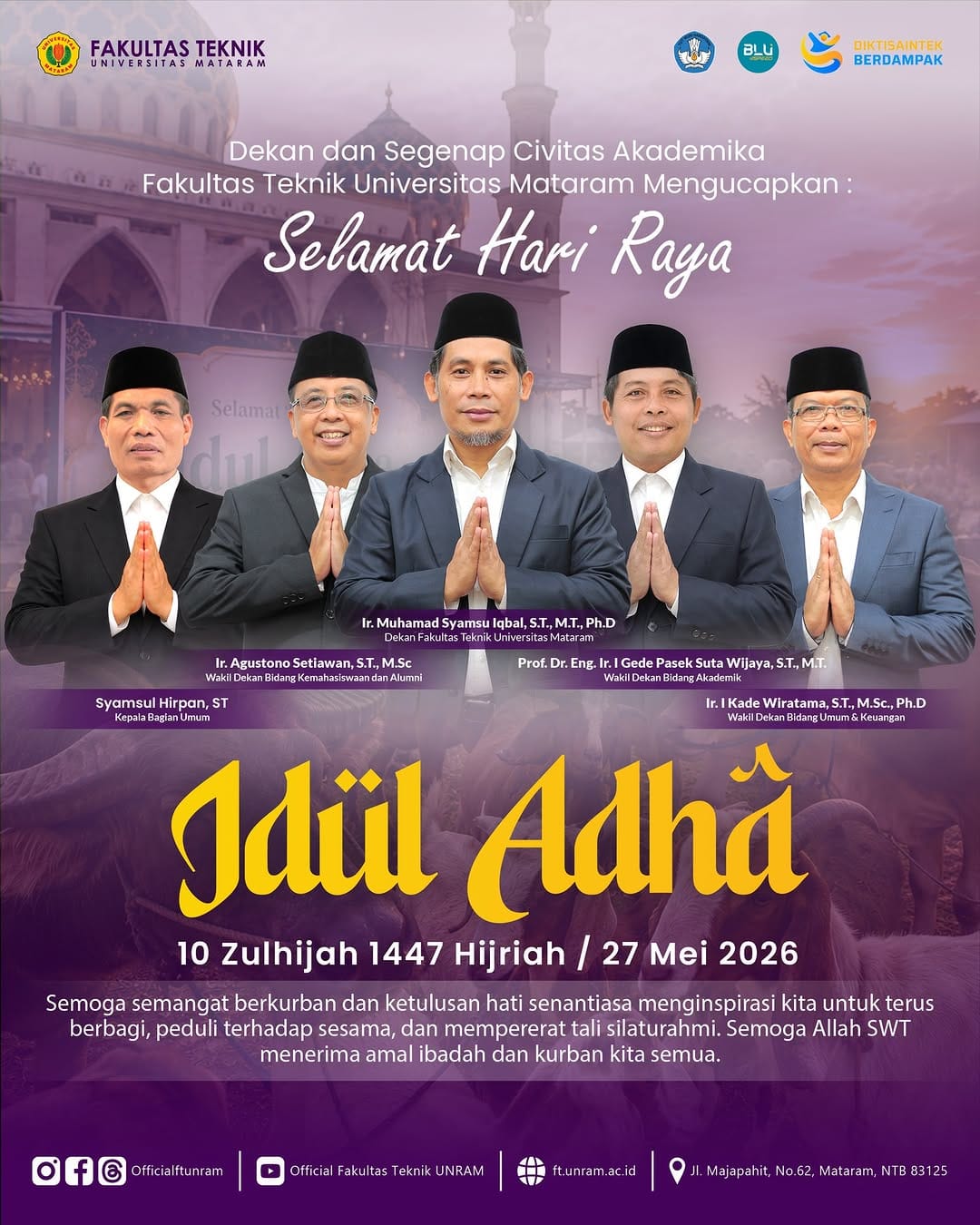Post 9 by Fakultas Teknik UNRAM on Instagram (image)