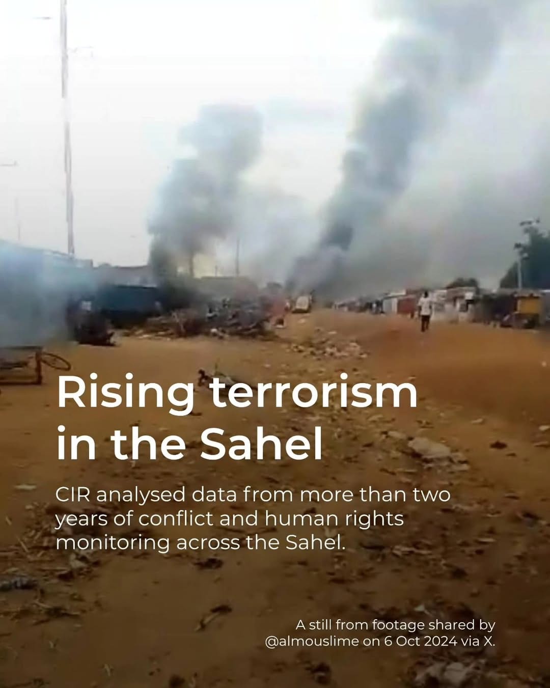 Post 3 by Centre for Information Resilience on Instagram (carousel)