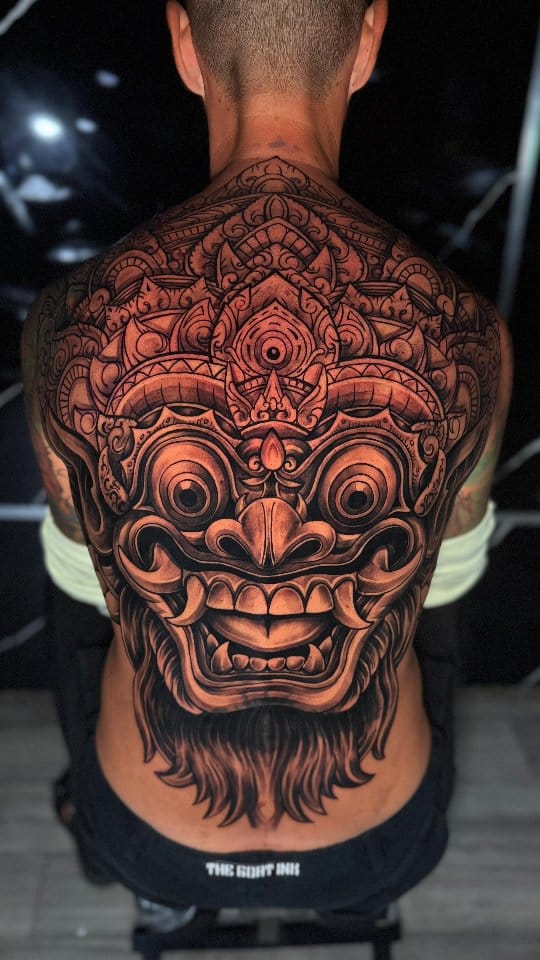 Post 5 by BALI TATTOO STUDIO on Instagram (video)