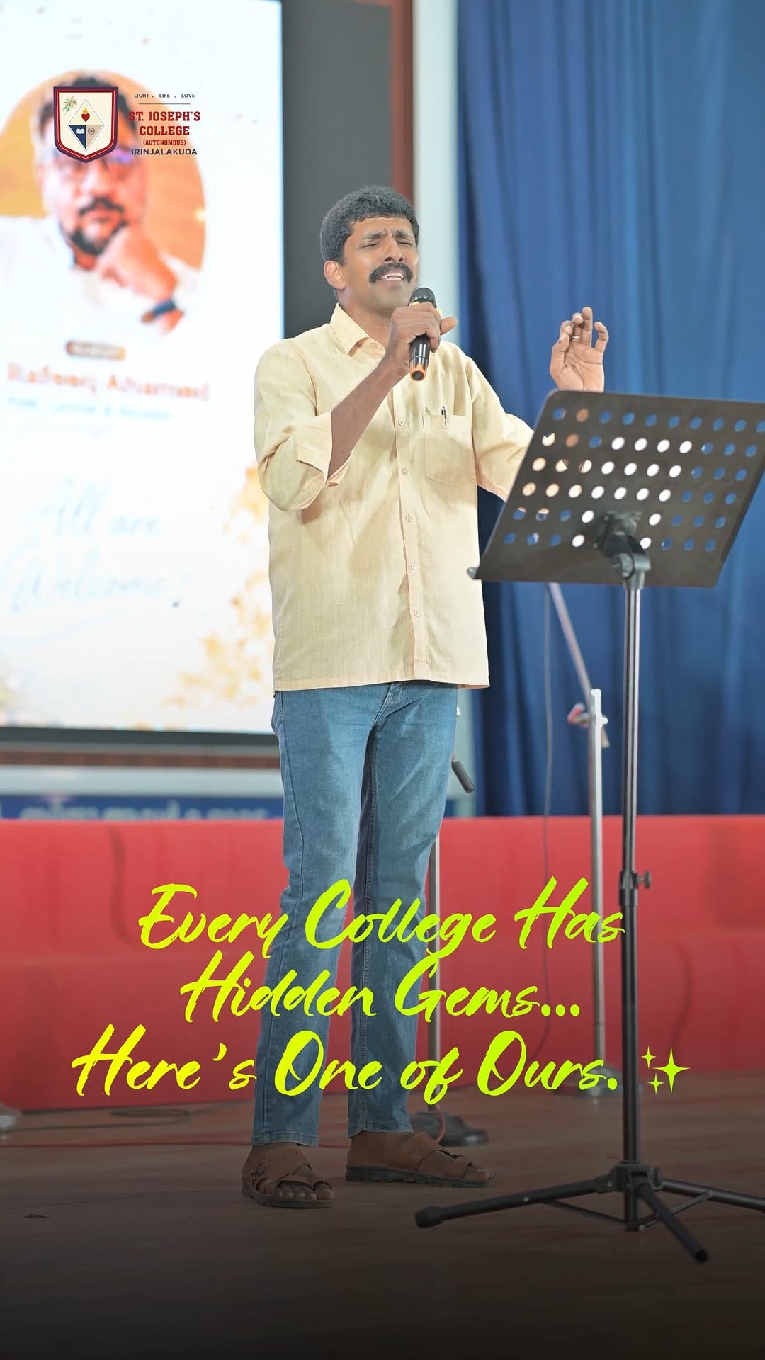 Post 4 by St. Joseph's College, Irinjalakuda on Instagram (video)