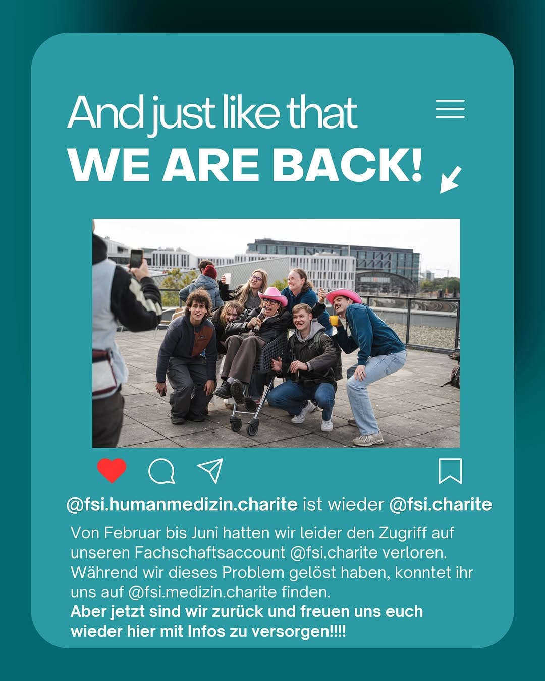 Post 10 by FSI Humanmedizin Charité on Instagram (carousel)