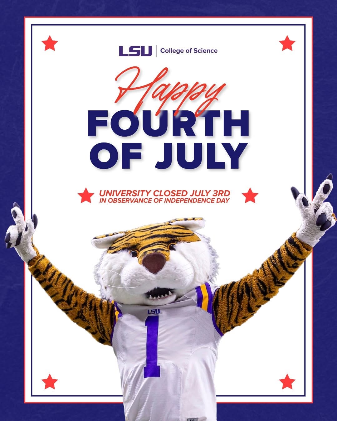 Post 1 by LSU College of Science on Instagram (image)