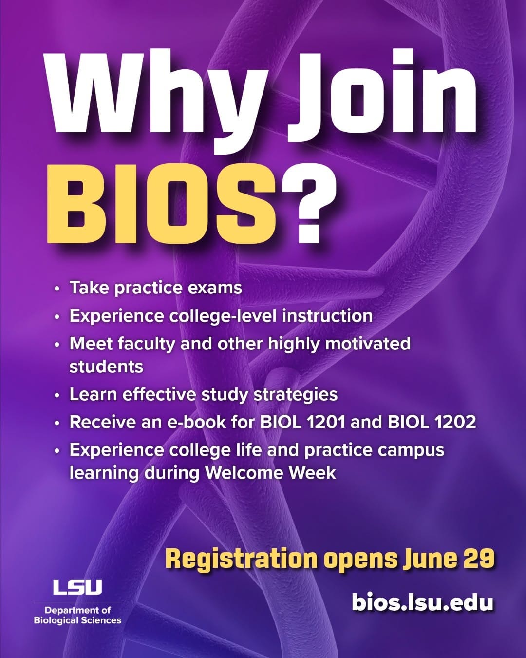 Post 6 by LSU College of Science on Instagram (carousel)