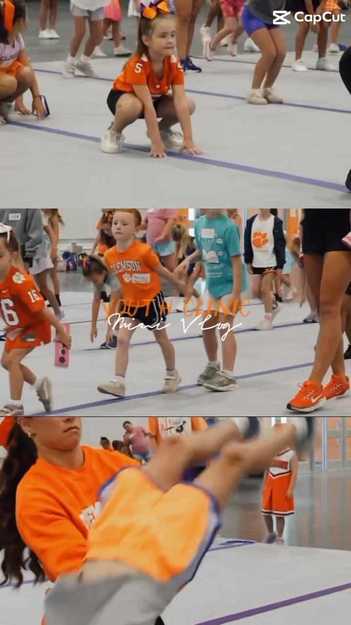 Post 1 by Clemson Cheerleading on Instagram (video)