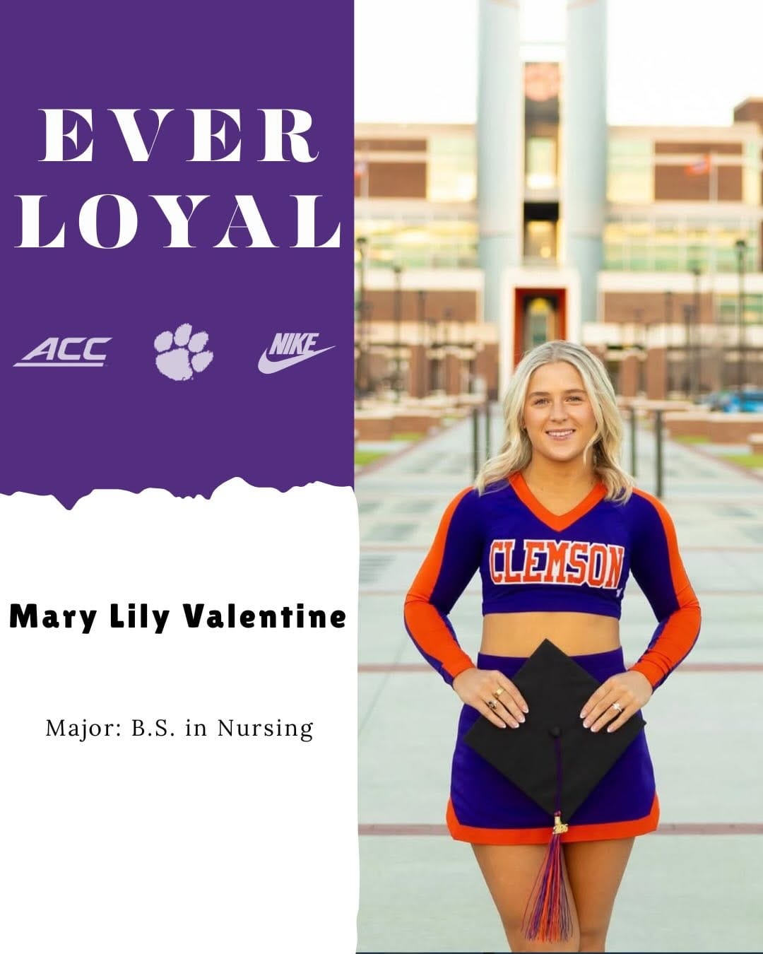 Post 9 by Clemson Cheerleading on Instagram (carousel)