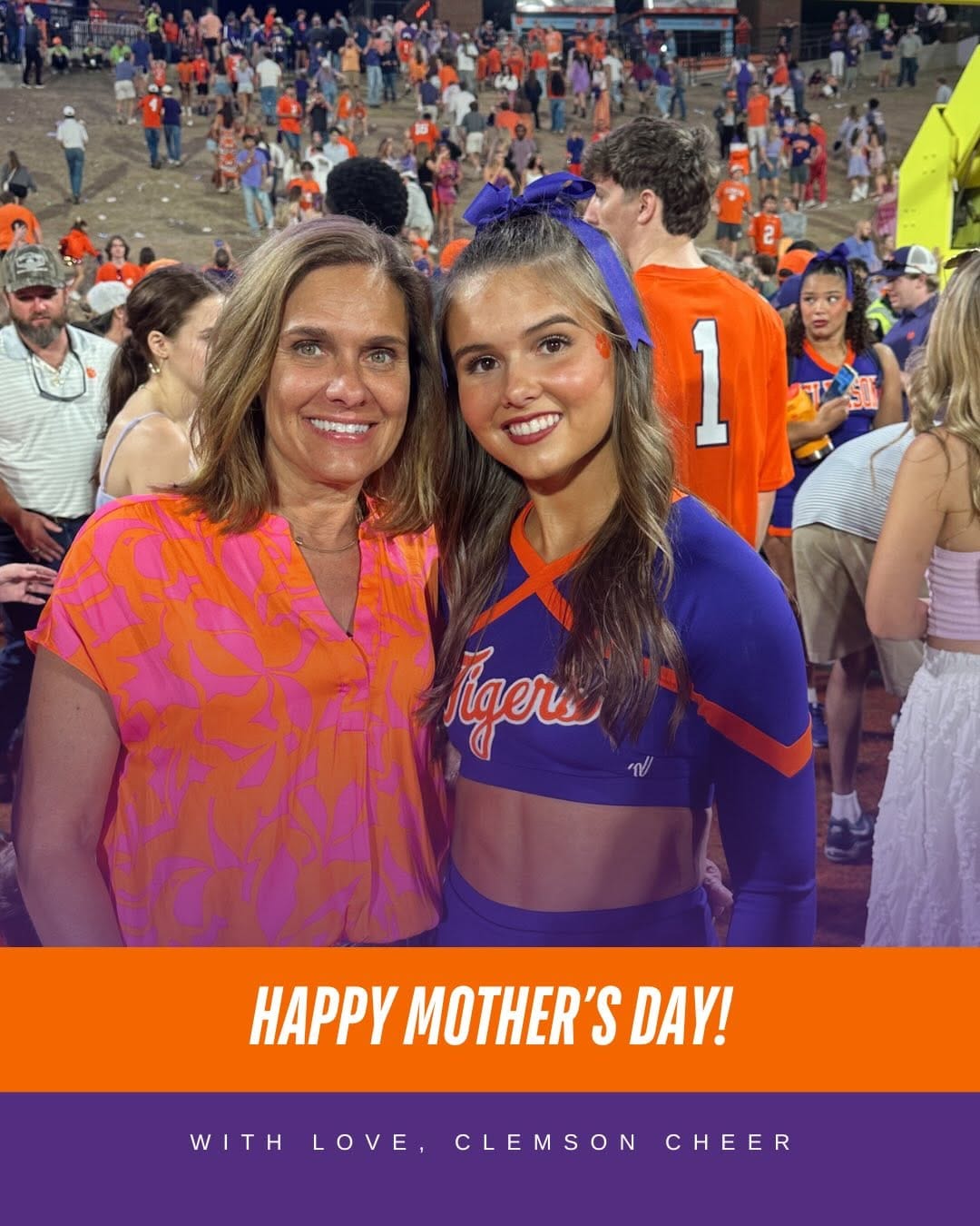 Post 8 by Clemson Cheerleading on Instagram (carousel)
