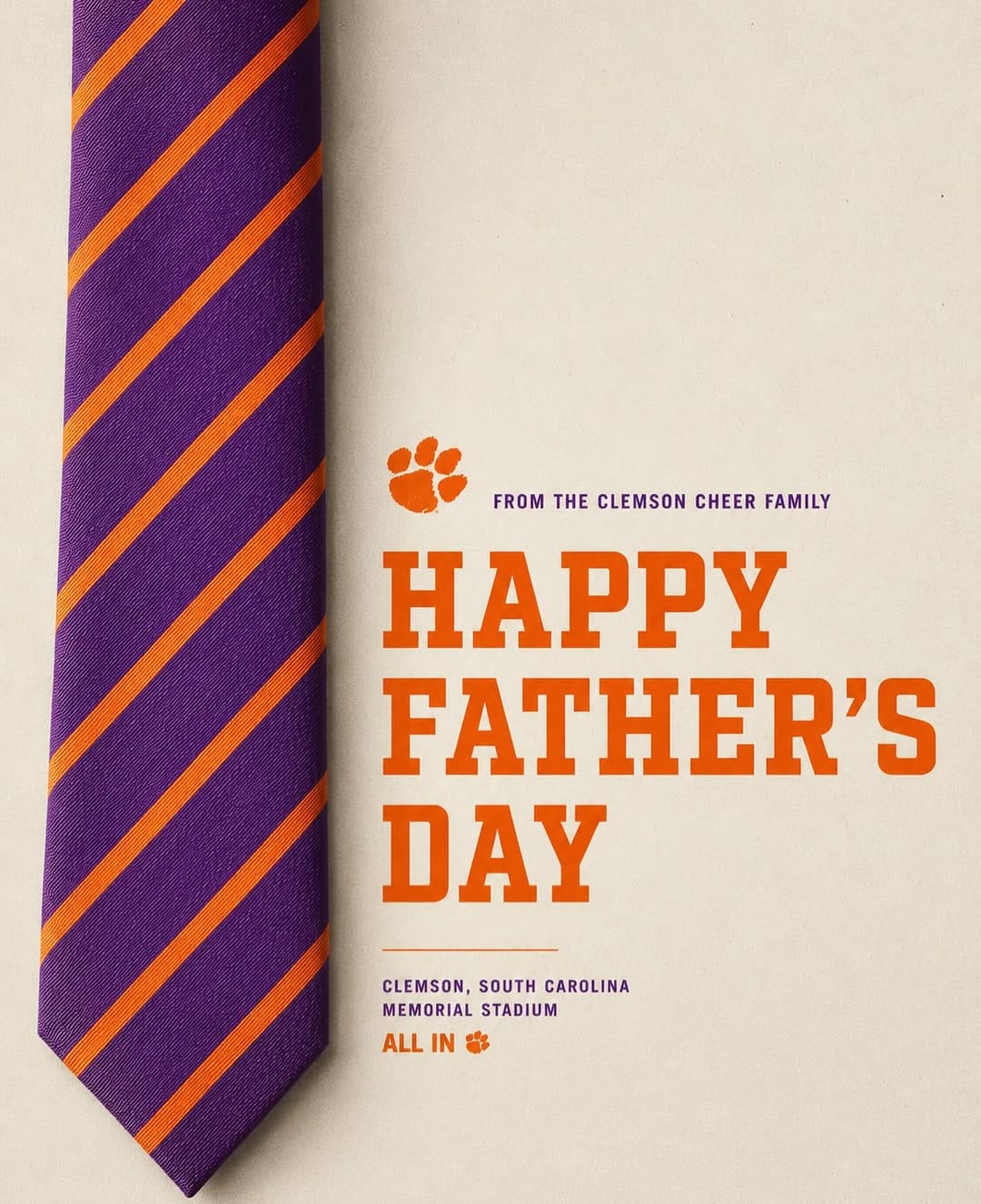 Post 3 by Clemson Cheerleading on Instagram (image)