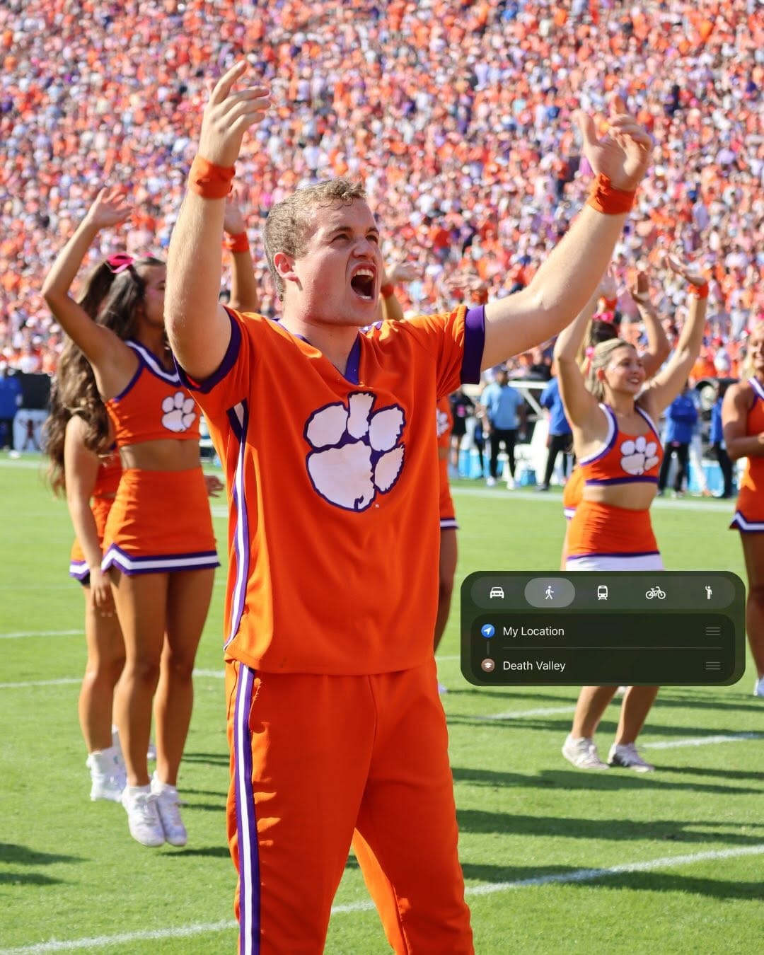 Post 2 by Clemson Cheerleading on Instagram (carousel)