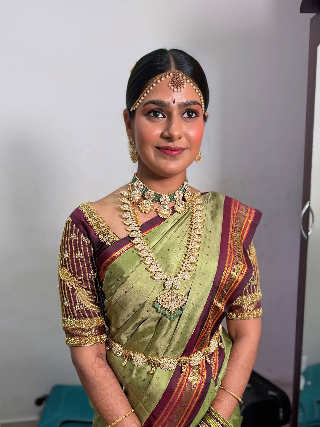 Post 6 by Pavis Makeover Artistry | Bridal Makeup Chennai on Instagram (image)