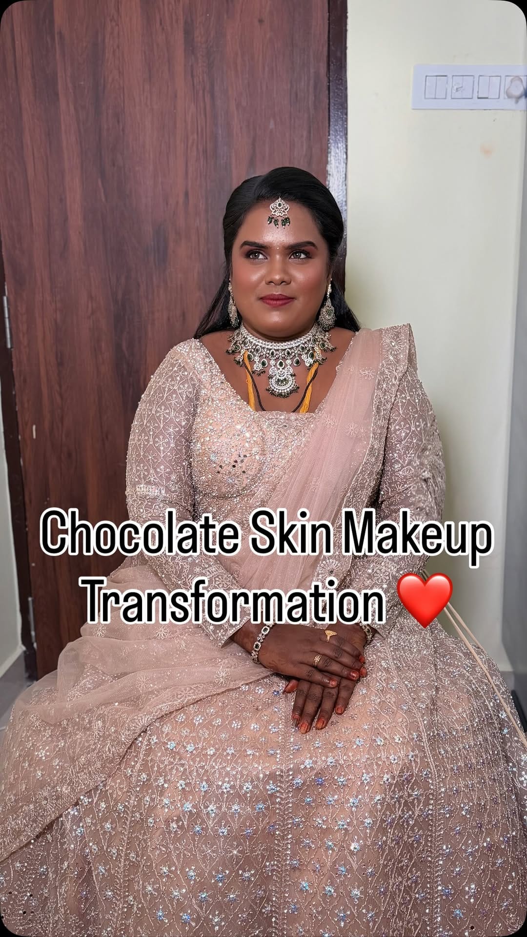 Post 3 by Pavis Makeover Artistry | Bridal Makeup Chennai on Instagram (video)