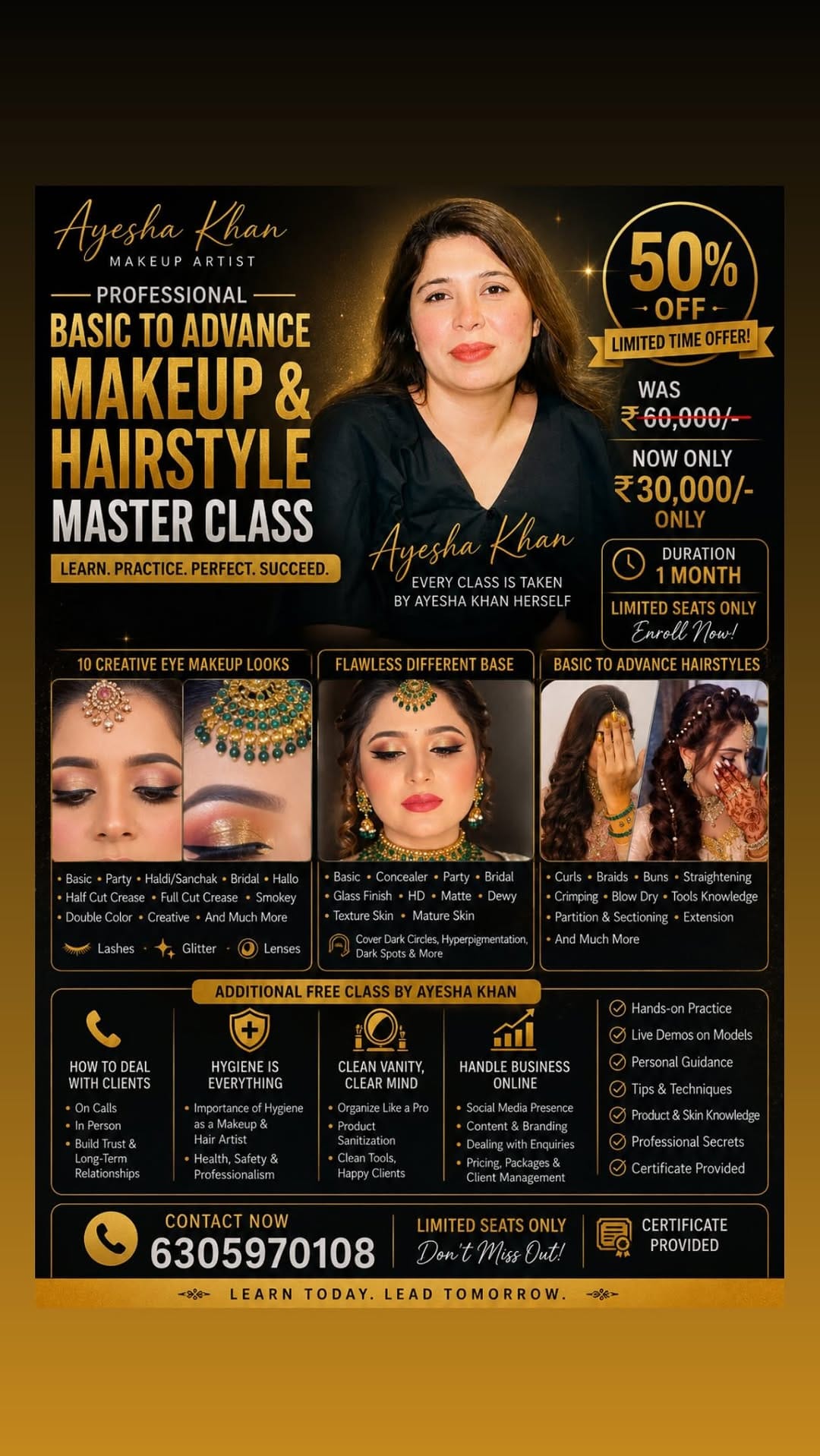 Post 7 by AK BEAUTY SALON & HAIR in Hyderabad on Instagram (video)