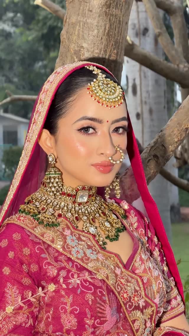 Post 8 by Abhishek & Ayushi | Bridal makeup artist on Instagram (video)