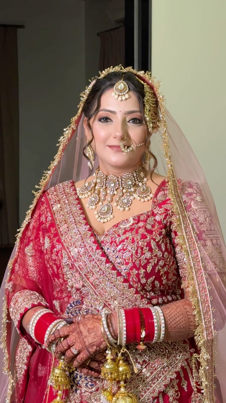 Post 3 by Abhishek & Ayushi | Bridal makeup artist on Instagram (video)