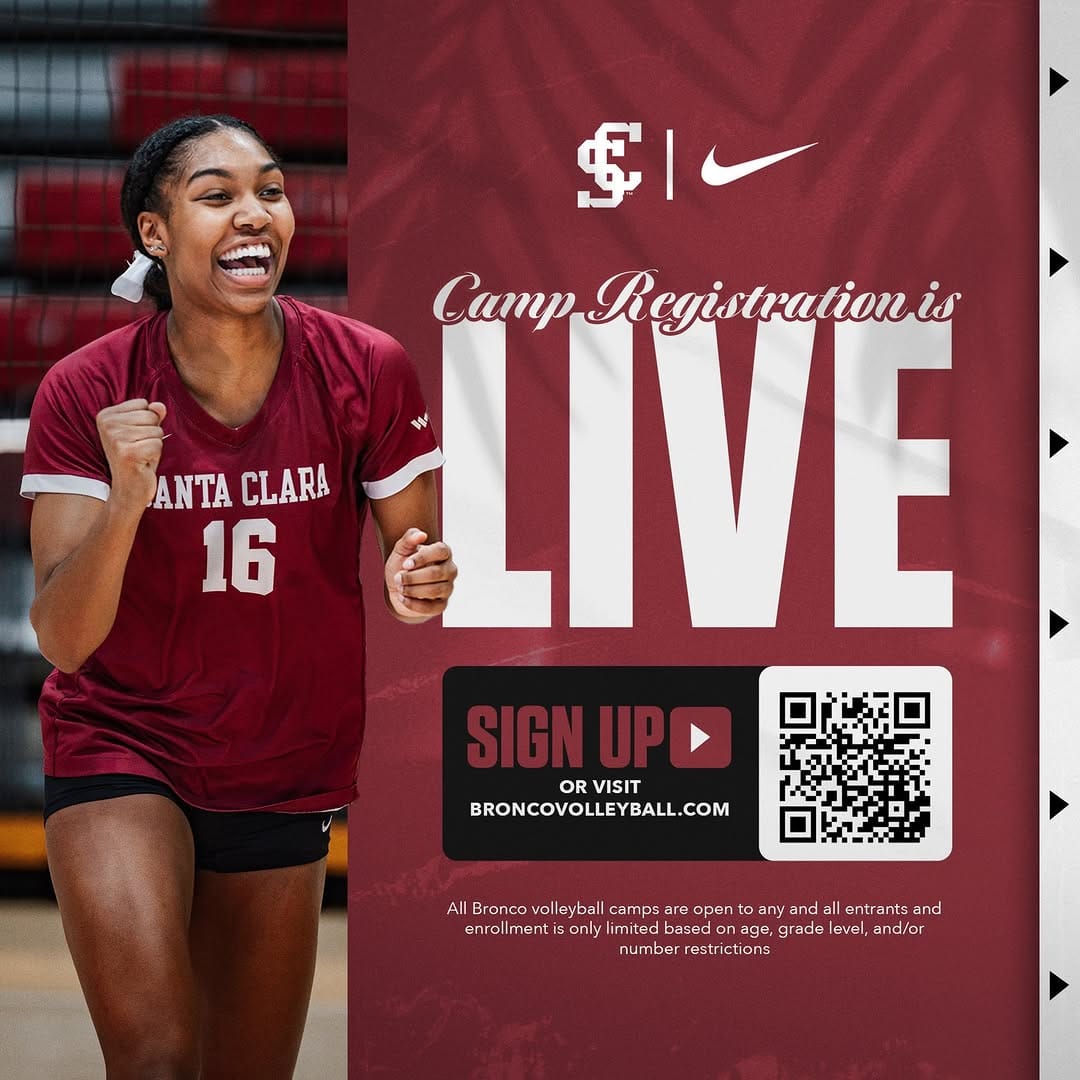 Post 10 by Santa Clara Volleyball on Instagram (carousel)