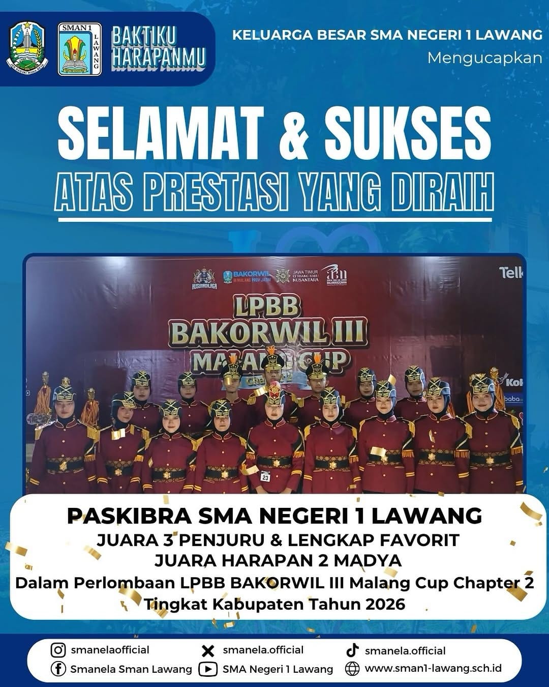 Post 7 by SMA Negeri 1 Lawang on Instagram (image)