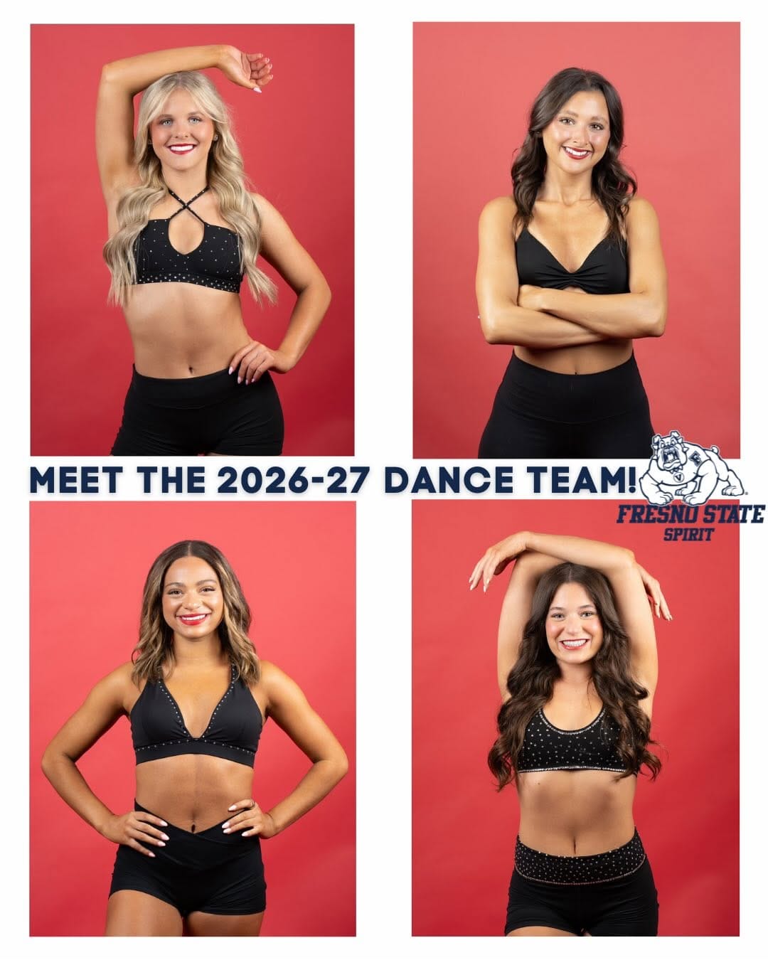 Post 10 by Fresno State Dance Team on Instagram (carousel)