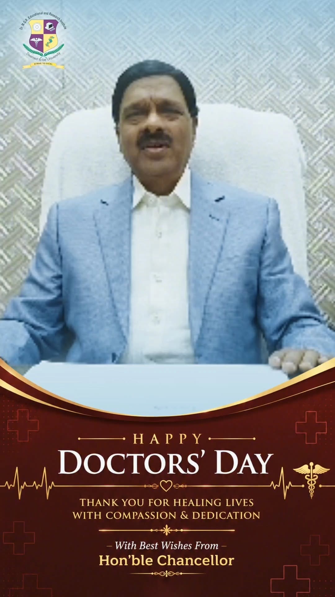 Post 6 by Dr. MGR Educational and Research Institute on Instagram (video)