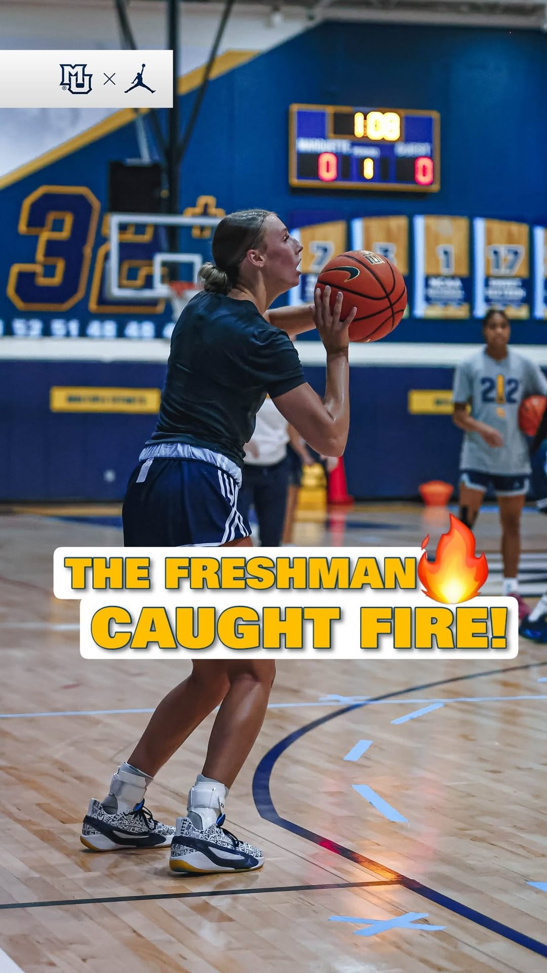 Post 5 by Marquette Women's Basketball on Instagram (video)