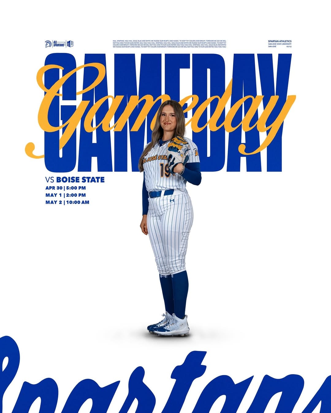 Post 10 by San José State Softball on Instagram (image)