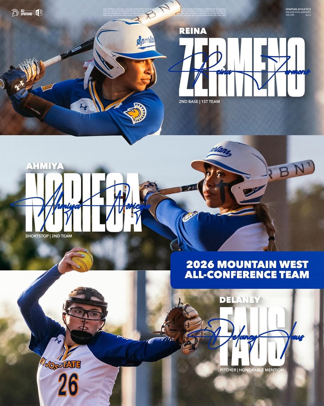 Post 8 by San José State Softball on Instagram (image)