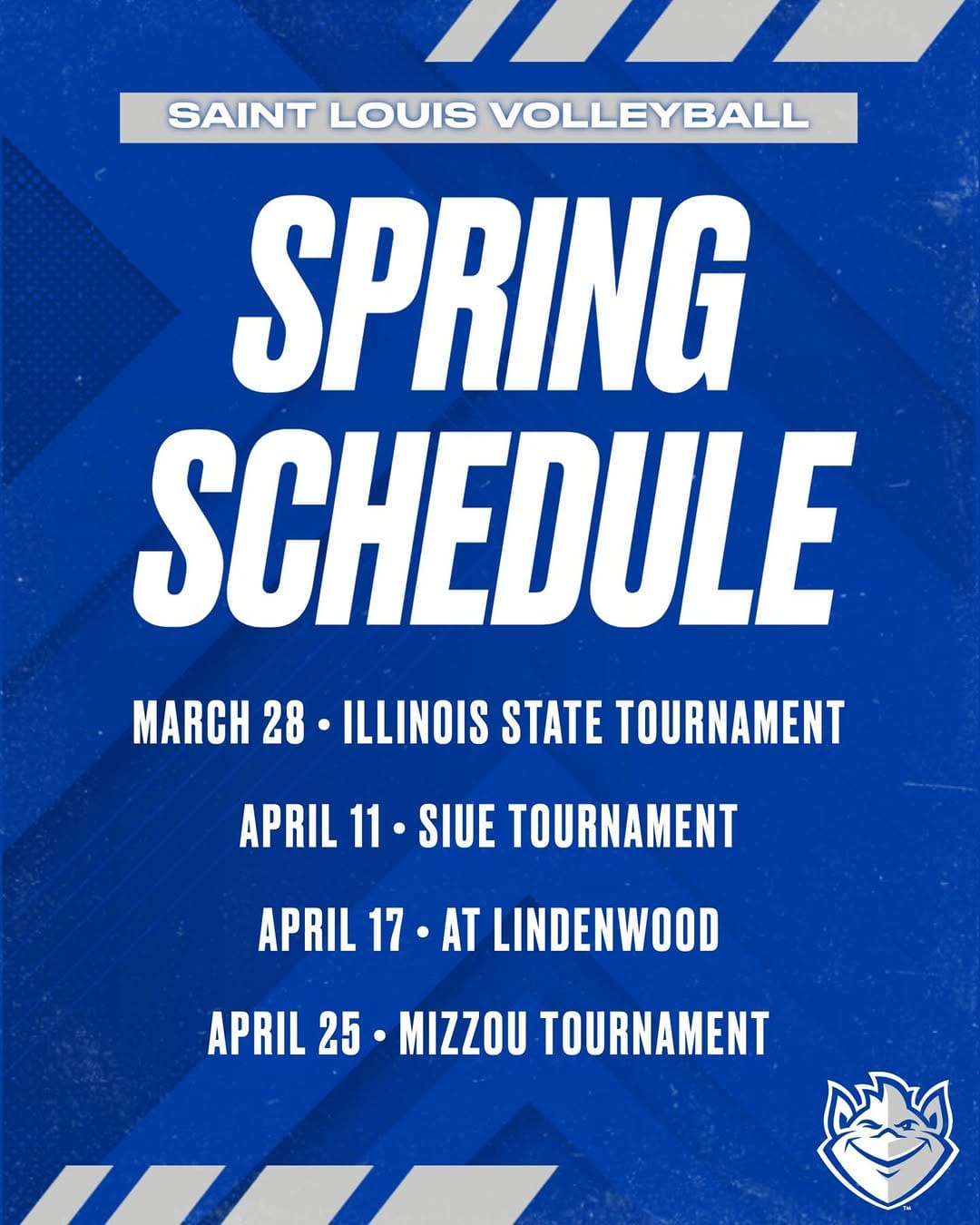 Post 8 by Saint Louis Volleyball on Instagram (image)
