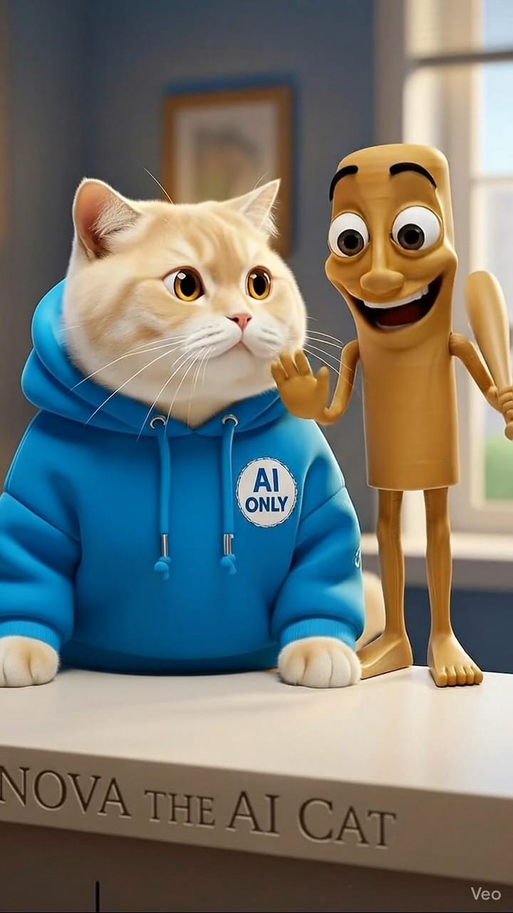 Post 4 by NovaTheAICat on Instagram (video)