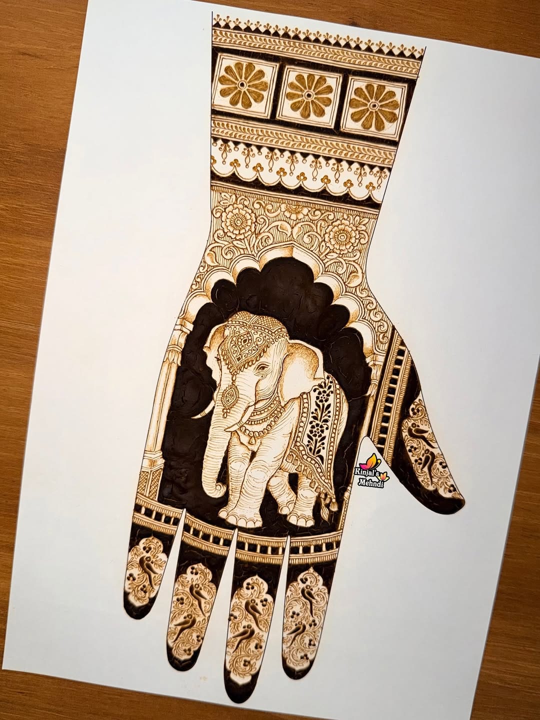 Post 2 by Kinjal's mehndi on Instagram (carousel)