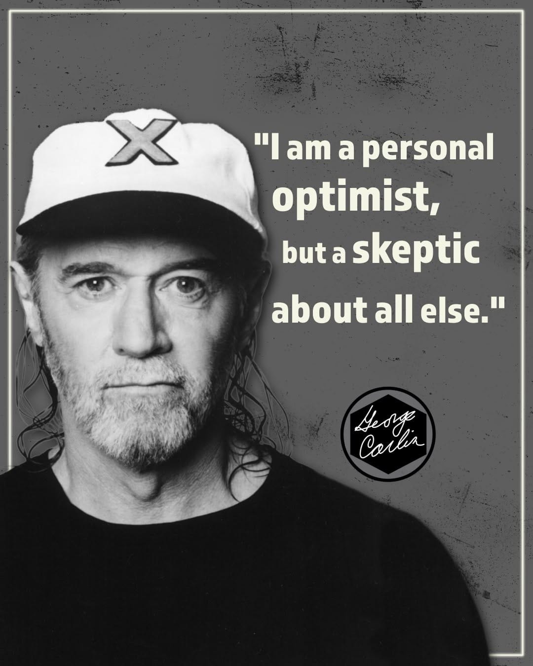 Post 9 by The Official George Carlin on Instagram (image)
