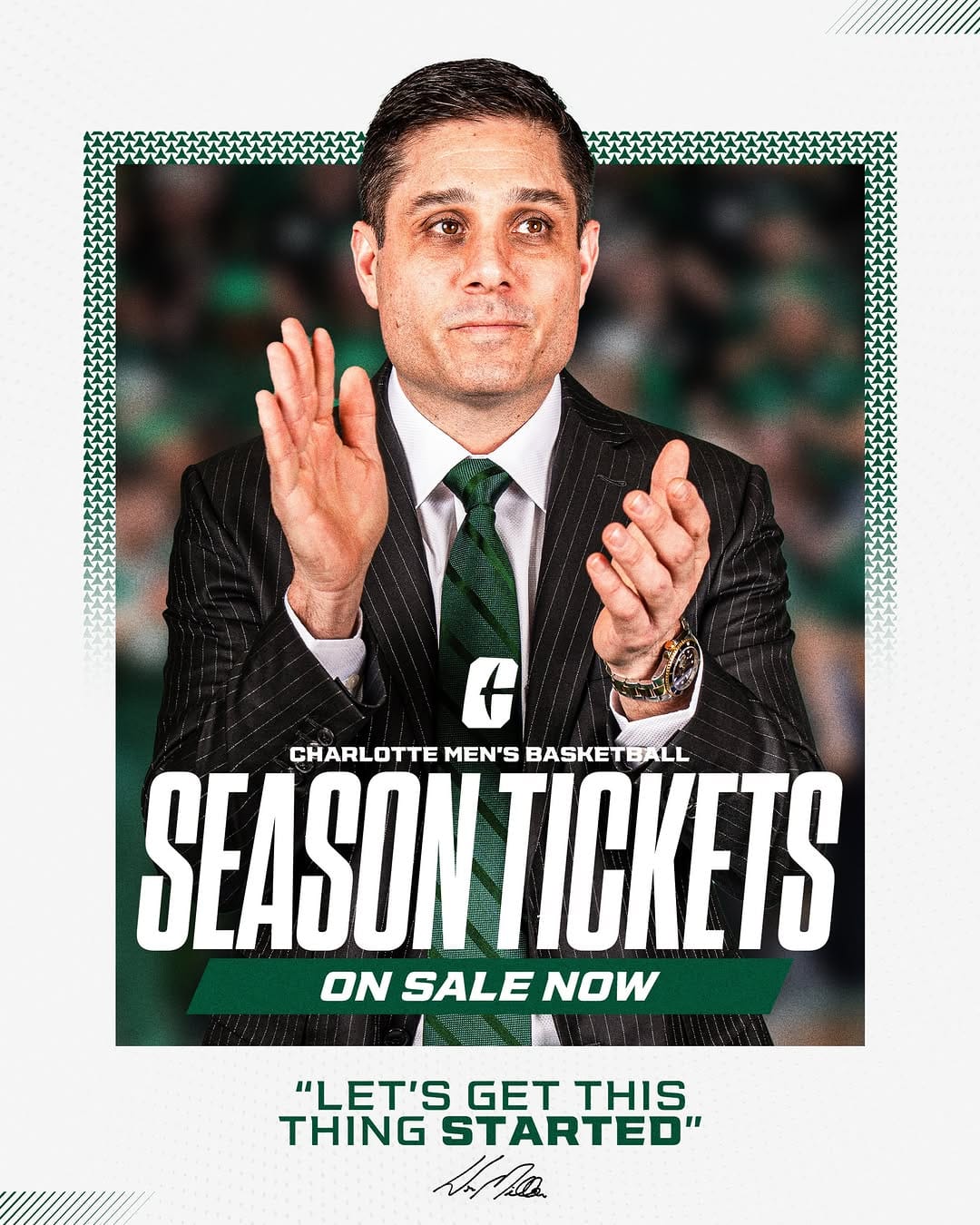 Post 10 by Charlotte Men’s Basketball on Instagram (image)