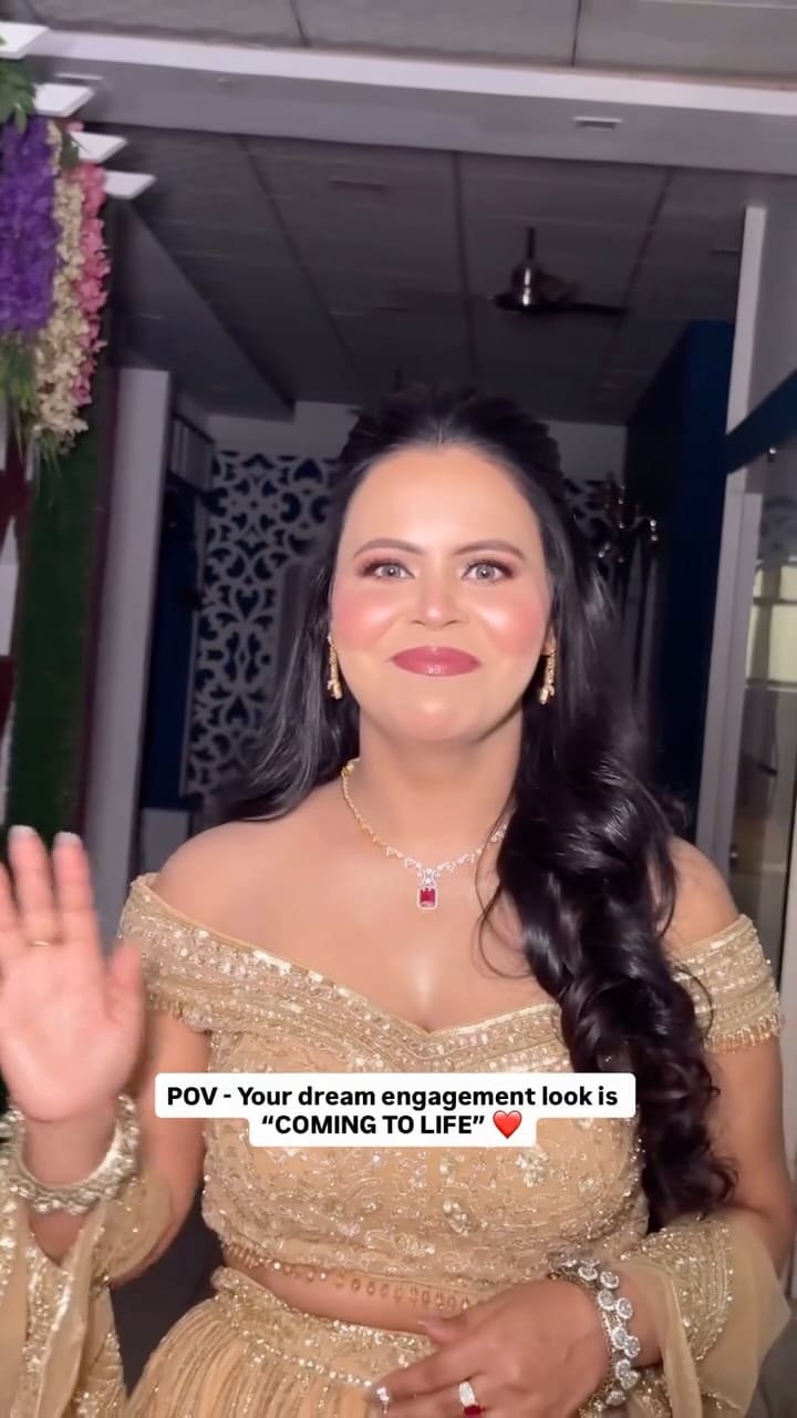 Post 1 by SWARN MAKEOVER on Instagram (video)
