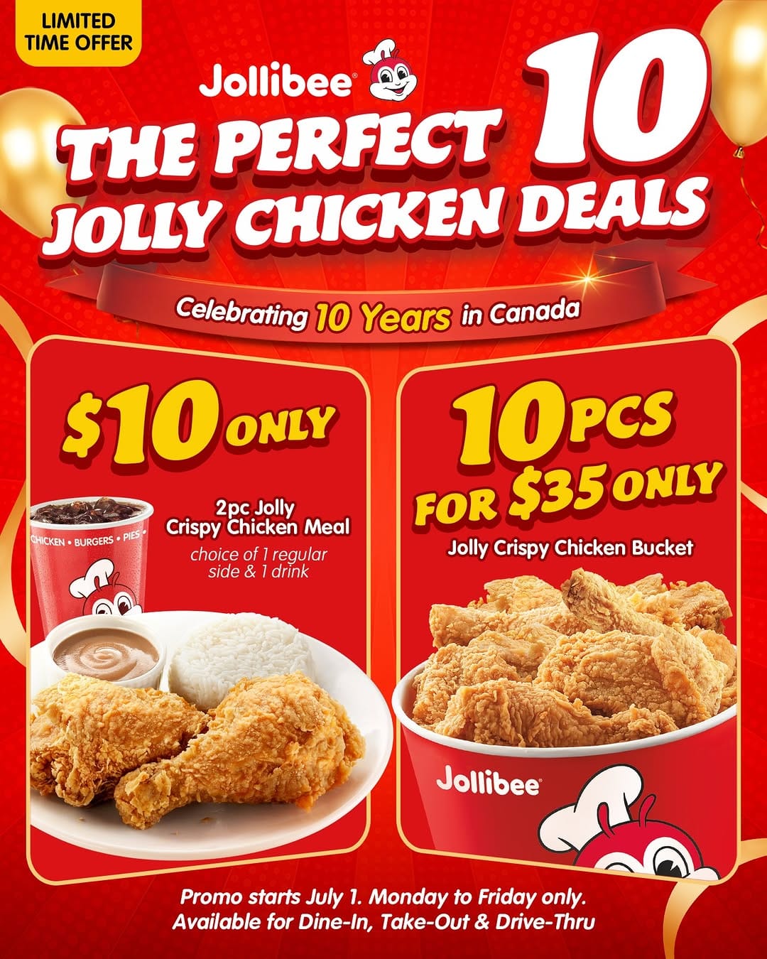 Post 2 by Jollibee Canada on Instagram (image)
