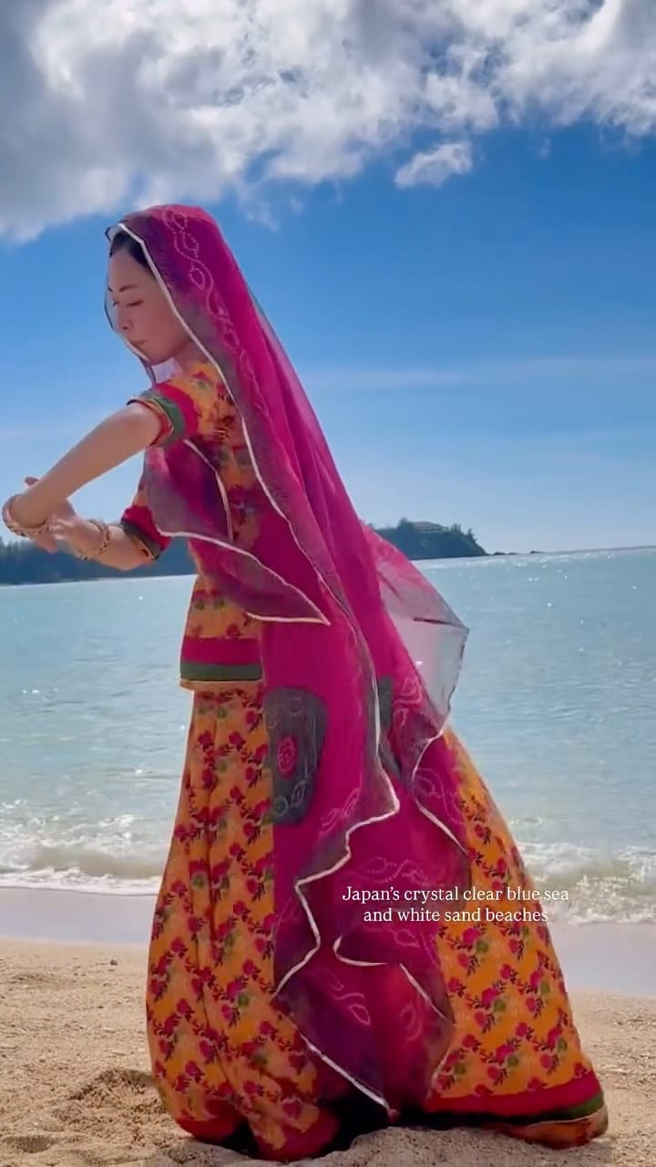 Post 3 by Rajasthani Madhu from Japan on Instagram (video)