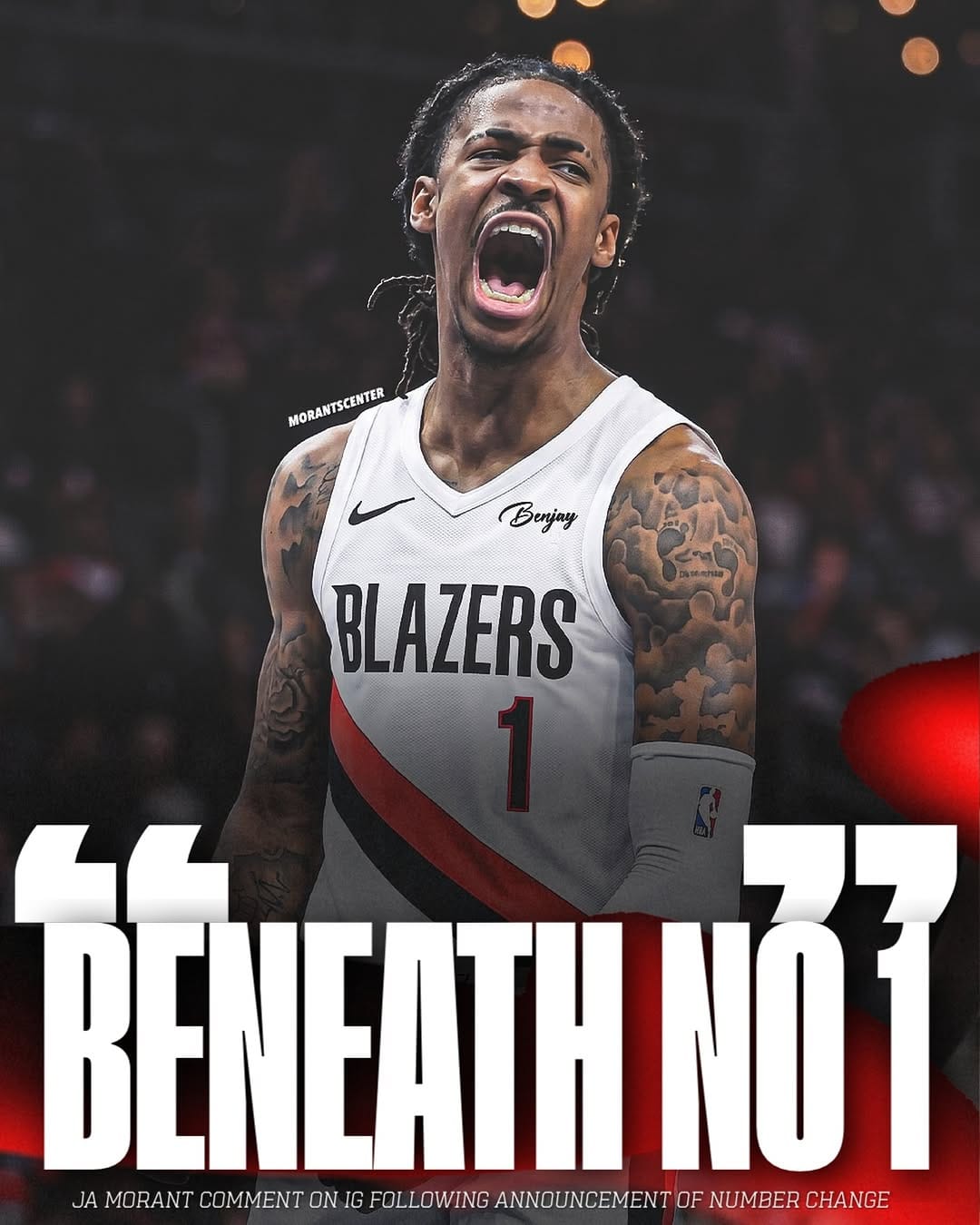 Post 2 by Ja Morant Fan Page 〽️ on Instagram (image)