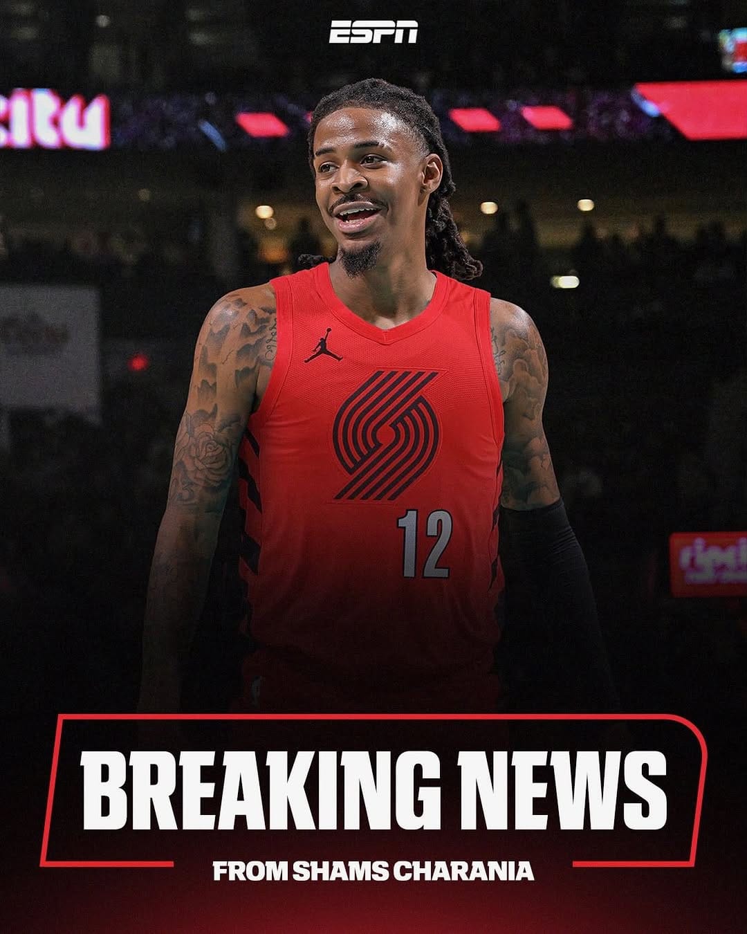 Post 5 by Ja Morant Fan Page 〽️ on Instagram (image)