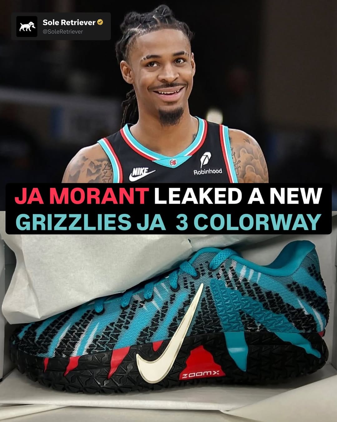Post 10 by Ja Morant Fan Page 〽️ on Instagram (carousel)