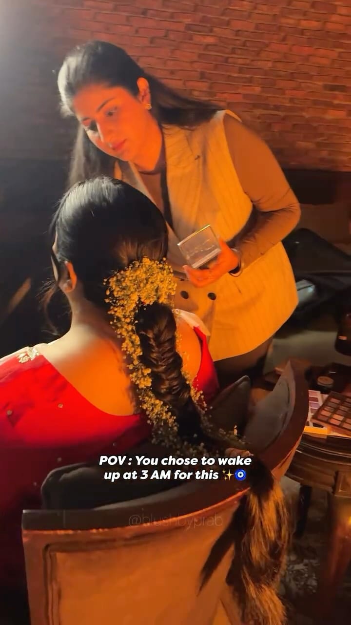 Post 9 by Prabhjot Kaur | Jalandhar Makeup Artist ✨ on Instagram (video)