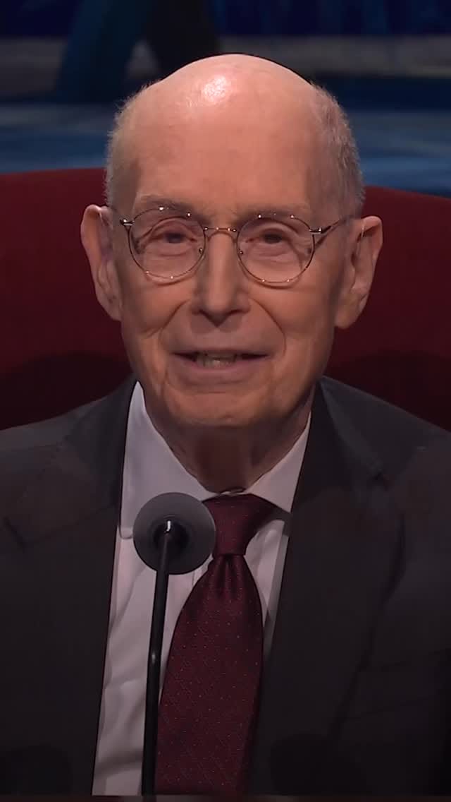Post 10 by Henry B. Eyring on Instagram (video)
