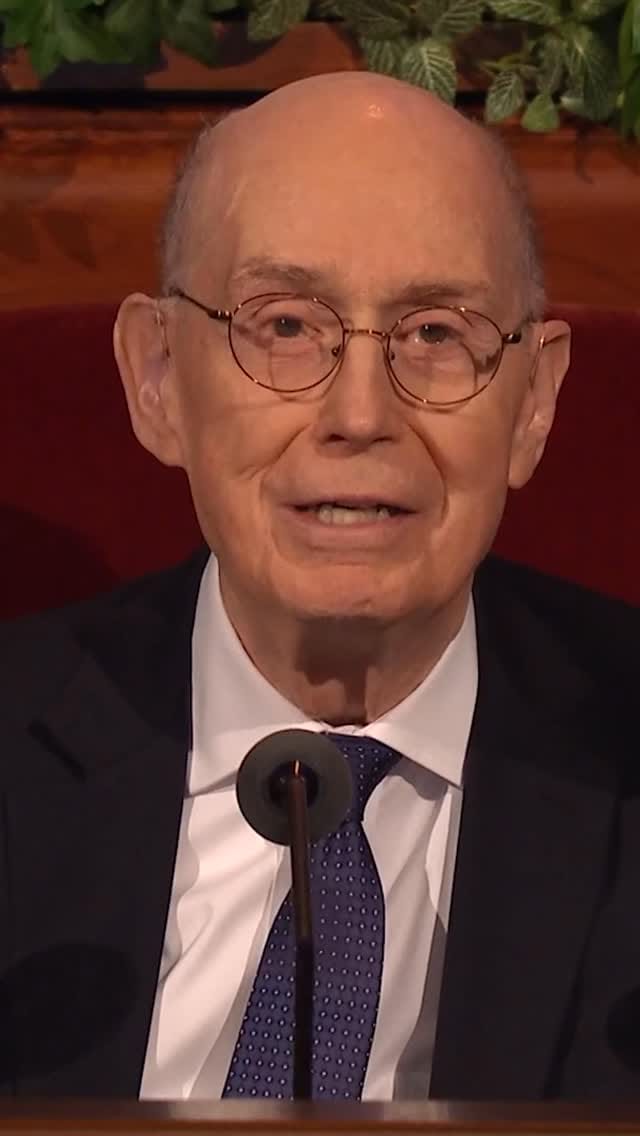 Post 8 by Henry B. Eyring on Instagram (video)
