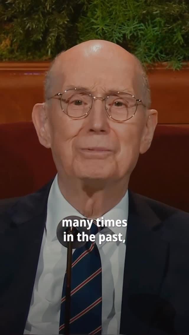 Post 6 by Henry B. Eyring on Instagram (video)