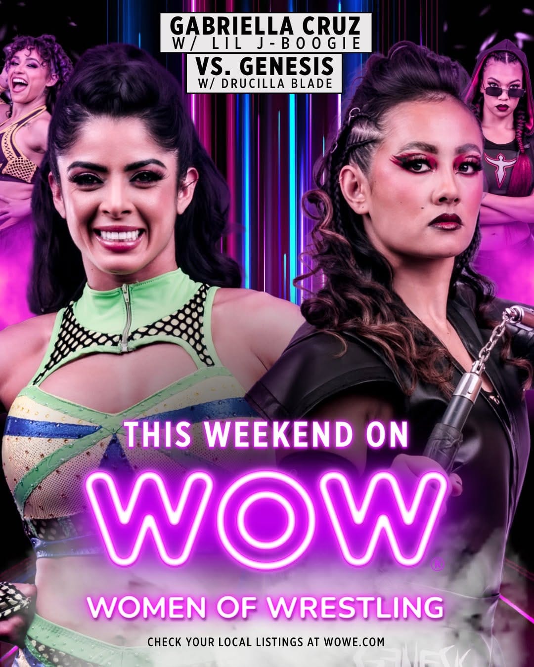Post 2 by WOW - Women Of Wrestling on Instagram (carousel)