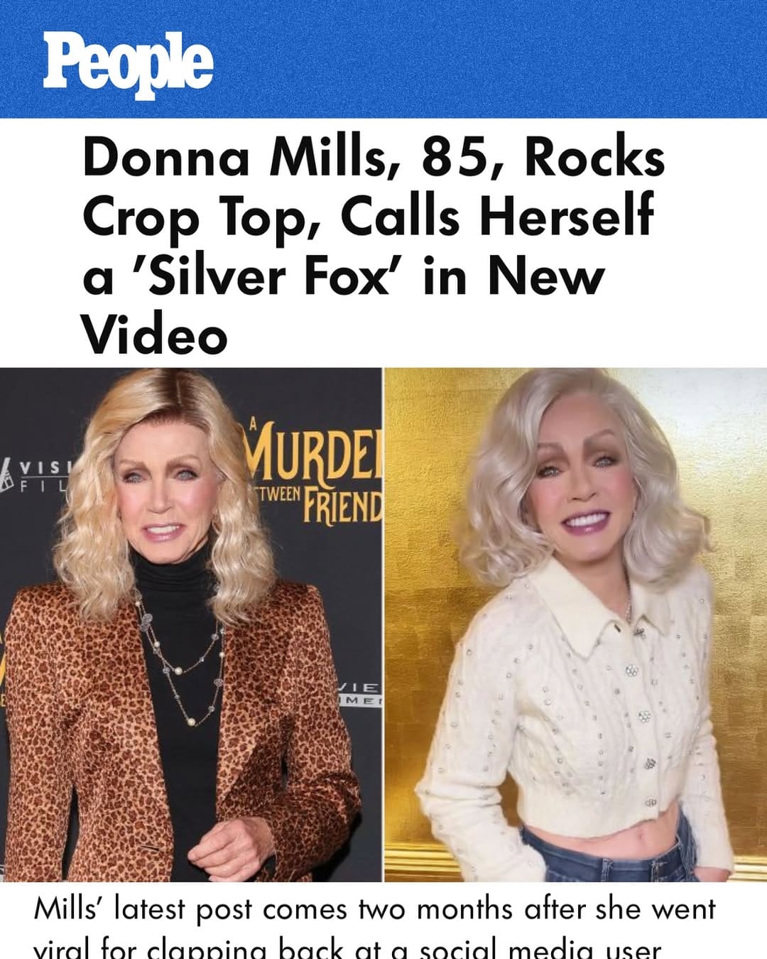 Post 4 by Donna Mills on Instagram (image)