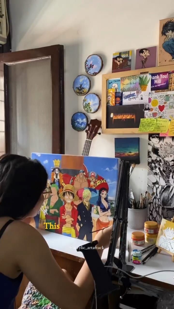Post 2 by Mili / Anime Artist🍜 on Instagram (video)