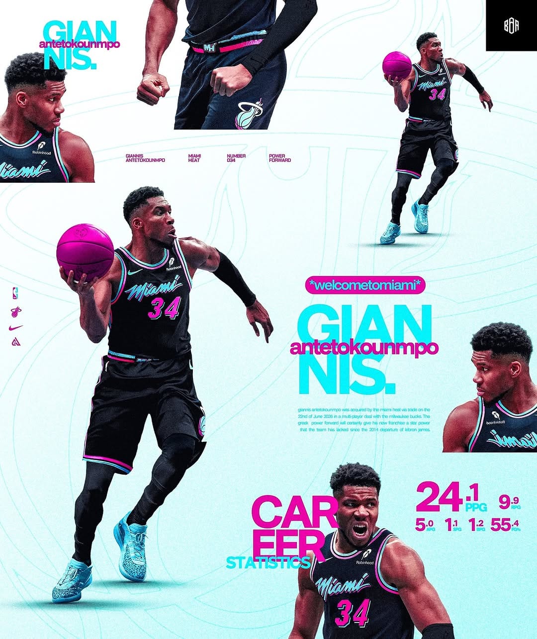 Post 8 by Giannis Antetokounmpo Fan Page on Instagram (image)