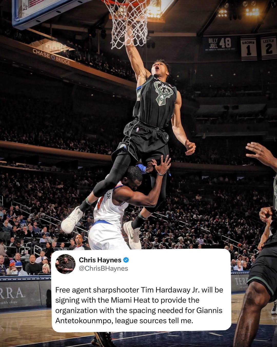 Post 1 by Giannis Antetokounmpo Fan Page on Instagram (carousel)