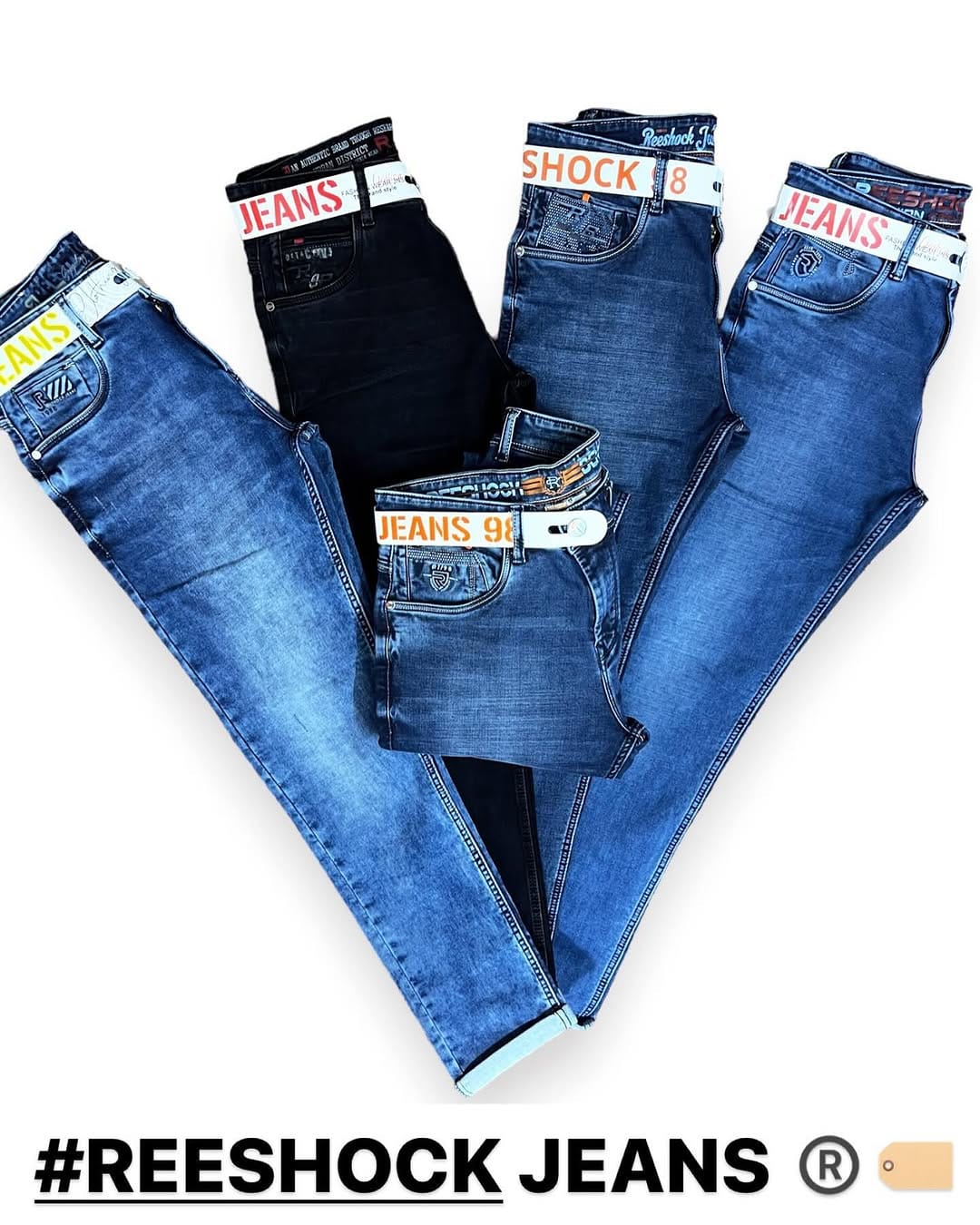 Post 1 by REESHOCK JEANS®️ on Instagram (carousel)