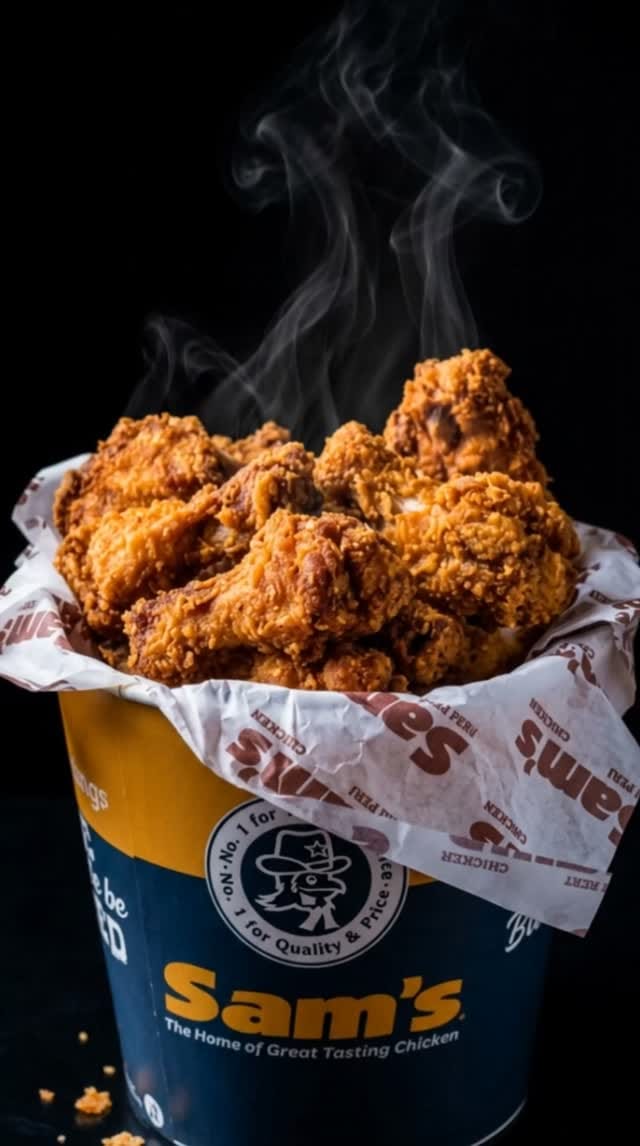 Post 7 by Sam's Chicken® on Instagram (video)