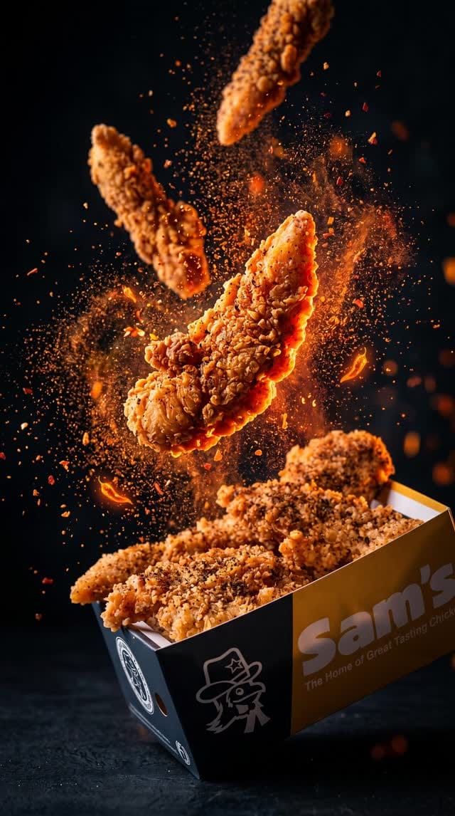 Post 4 by Sam's Chicken® on Instagram (video)